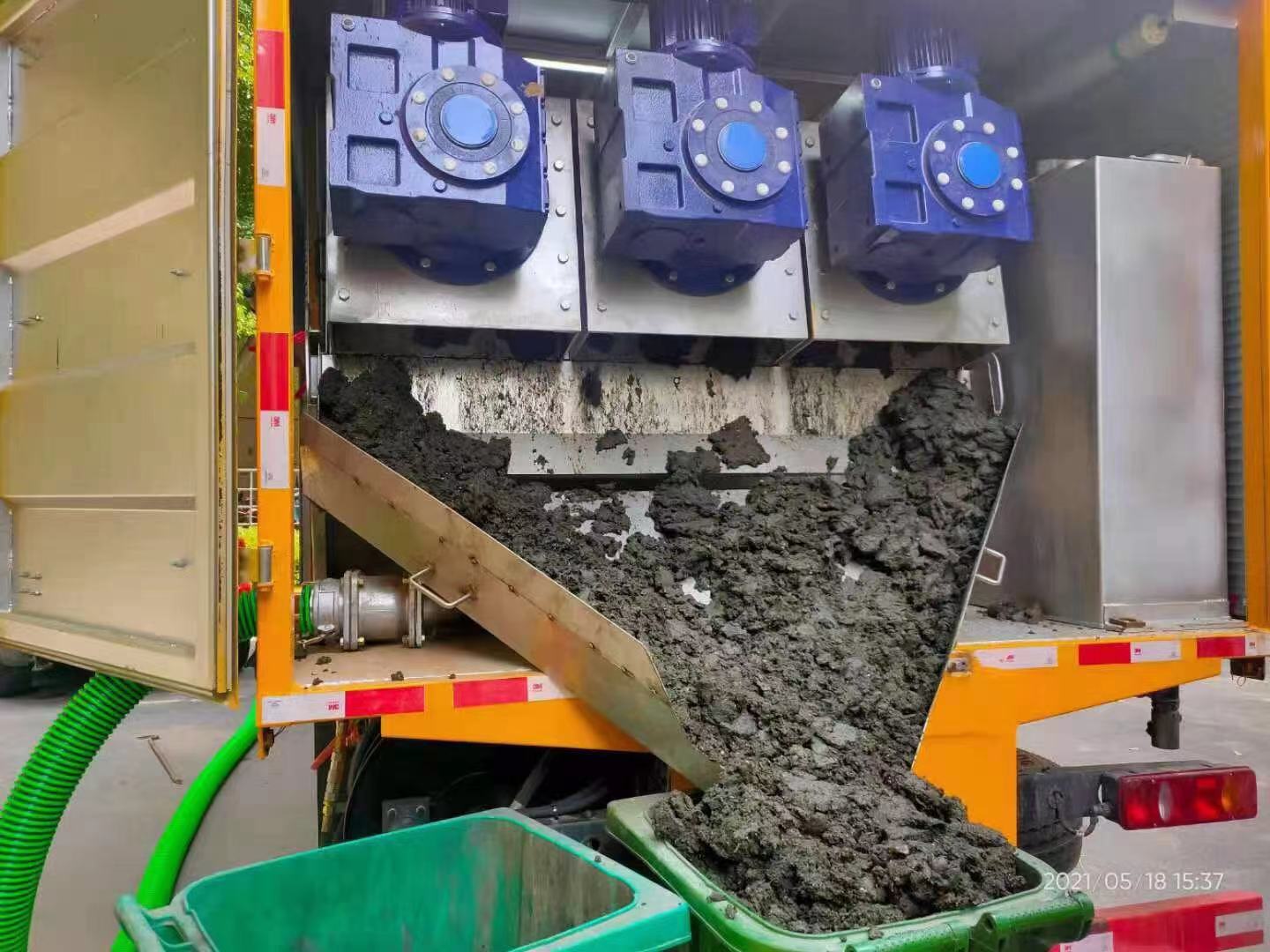 陈场镇化粪池清掏城市维护站-泥浆净化干湿分离处理